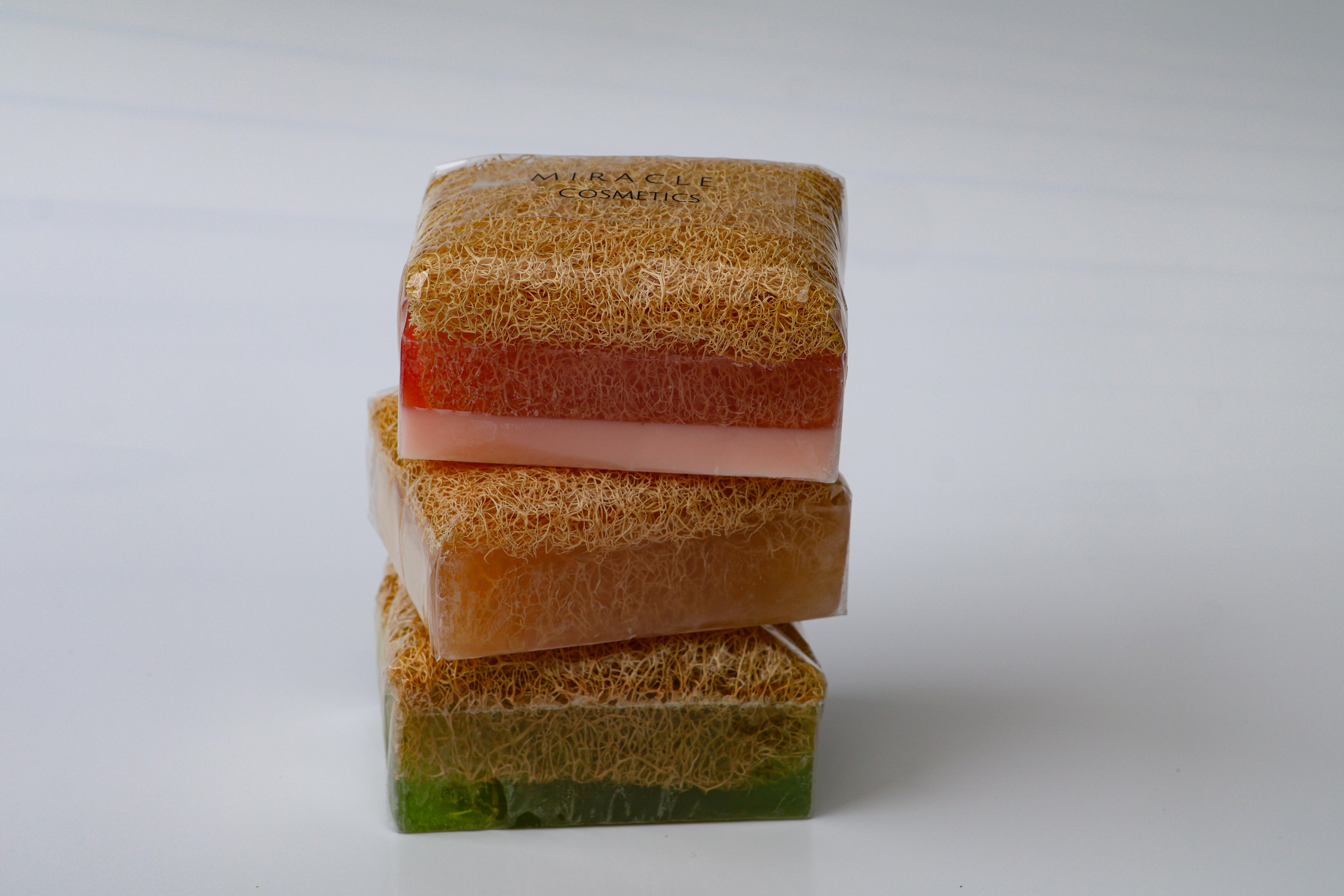 Combi 3-pack pompoenvezel zeep